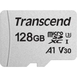 Transcend 128GB MicroSDXC/SDHC 300S Class 10 Memory Card (TS128GUSD300S)