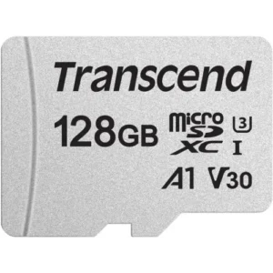 Transcend 128GB MicroSDXC/SDHC 300S Class 10 Memory Card (TS128GUSD300S)