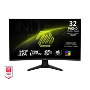 MSI MAG 32CQ6F 31.5" 180Hz VA WQHD Curved Gaming Monitor