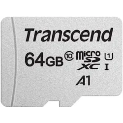 Transcend 64GB MicroSDXC/SDHC 300S Class 10 Memory Card (TS64GUSD300S)