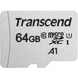 Transcend 64GB MicroSDXC/SDHC 300S Class 10 Memory Card (TS64GUSD300S)