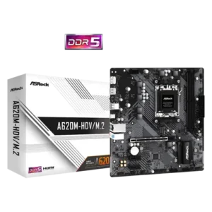 ASRock A620M-HDV/M.2 AM5 DDR5 Micro ATX Motherboard