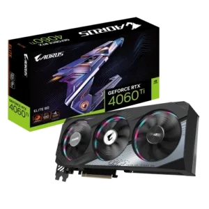 GIGABYTE AORUS GeForce RTX 4060 Ti ELITE 8G GDDR6 Graphics Card