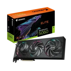 GIGABYTE AORUS GeForce RTX 5060 ELITE 8G GDDR7 Graphics Card