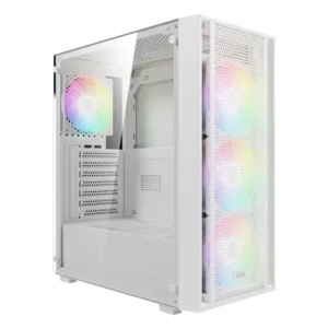 Gamdias AURA GC2 ELITE WH Perforated RGB Mid-Tower Casing
