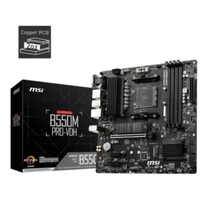 MSI B550M Pro-VDH AMD AM4 DDR4 Micro-ATX Motherboard