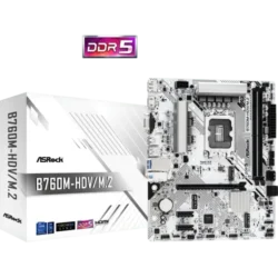ASRock B760M-HDV/M.2 DDR5 Micro ATX Motherboard