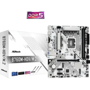 ASRock B760M-HDV/M.2 DDR5 Micro ATX Motherboard