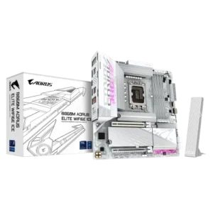 GIGABYTE B860M AORUS ELITE WIFI6E ICE LGA1851 Micro ATX Motherboard