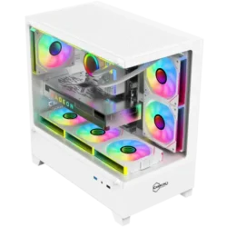 Carbono CG360TB White M-ATX Mid Tower Gaming Casing