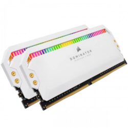 Corsair DOMINATOR PLATINUM RGB 32GB (2x16GB) DDR4 3200MHz C16 RAM Kit White