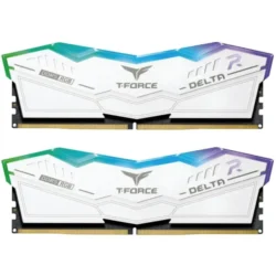 TEAM T-FORCE DELTA RGB 32GB (16GBx2) 7800MHz DDR5 Gaming RAM White