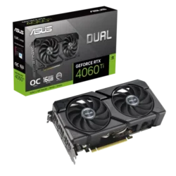 ASUS Dual GeForce RTX 4060 Ti EVO OC Edition 16GB GDDR6 Graphics Card