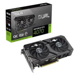 ASUS Dual GeForce RTX 4070 EVO OC Edition 12GB GDDR6X Graphics Card