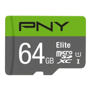 PNY Elite 64GB Class-10 UHS-I Micro SD Memory Card With SD Adapter