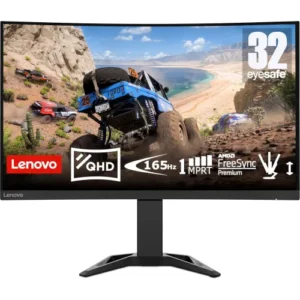 Lenovo G32qc-30 32" 165Hz QHD Curved Gaming Monitor