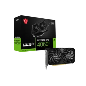 MSI GeForce RTX 4060 Ti 8G VENTUS 2X BLACK E1 OC 8GB GDDR6 Graphics Card