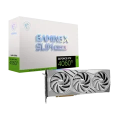 MSI GeForce RTX 4060 Ti GAMING X SLIM WHITE 16GB GDDR6 Graphics Card