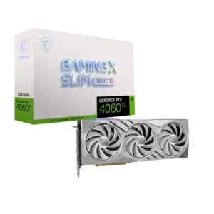 MSI GeForce RTX 4060 Ti GAMING X SLIM WHITE 16GB GDDR6 Graphics Card