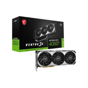 MSI GeForce RTX 4060 Ti VENTUS 3X E 8G OC GDDR6 Graphics Card