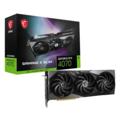 MSI GeForce RTX 4070 GAMING X SLIM 12G GDDR6X Graphics Card