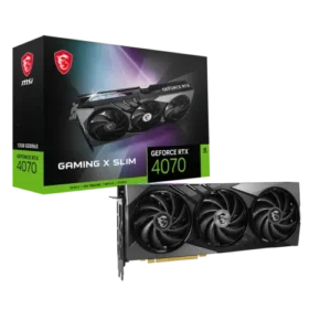 MSI GeForce RTX 4070 GAMING X SLIM 12G GDDR6X Graphics Card
