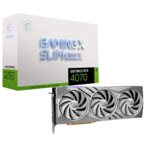 MSI GeForce RTX 4070 GAMING X SLIM WHITE 12G GDDR6X Graphics Card