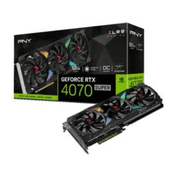 PNY GeForce RTX 4070 SUPER 12GB XLR8 Gaming VERTO EPIC-X RGB Triple Fan GDDR6X Graphics Card