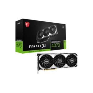 MSI GeForce RTX 4070 VENTUS 3X 12GB GDDR6X Graphics Card