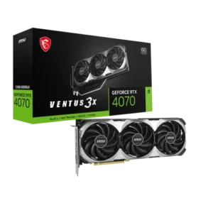 MSI GeForce RTX 4070 VENTUS 3X E 12G OC GDDR6X Graphics Card