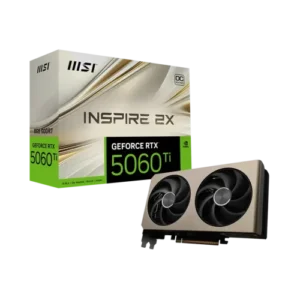 MSI GeForce RTX 5060 Ti 8G INSPIRE 2X OC 8GB GDDR7 Graphics Card