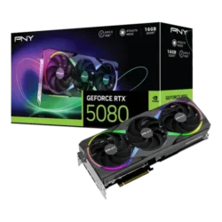 PNY GeForce RTX 5080 16GB GDDR7 ARGB EPIC-X RGB Overclocked Triple Fan Graphics Card