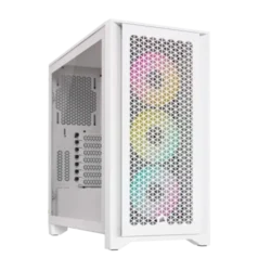 Corsair iCUE 4000D RGB AIRFLOW Mid-Tower ATX Casing White