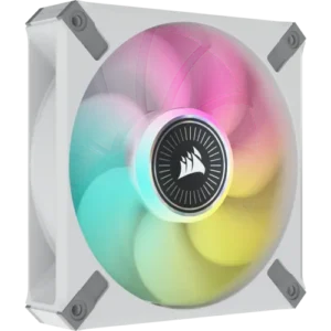 Corsair iCUE ML120 RGB ELITE Premium 120mm PWM Magnetic Levitation Fan White Single Pack