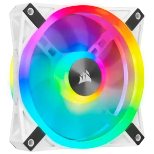 Corsair iCUE QL120 RGB 120mm PWM White Single Case Fan