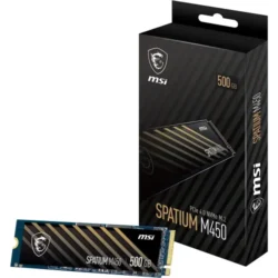 MSI SPATIUM M450 500GB PCIe 4.0 NVMe M.2 SSD