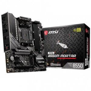 MSI MAG B550M Mortar AMD Micro ATX Gaming Motherboard (Global)