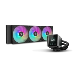 DeepCool MYSTIQUE 360 ARGB 360mm Liquid CPU Cooler with LCD Screen