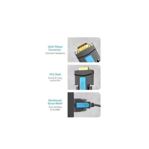 VENTION VAS-C02-B150 USB to RS232 Serial Adapter - 1.5M - Image 4