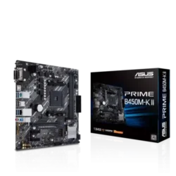 Asus PRIME B450M-K II DDR4 AMD AM4 micro ATX Motherboard