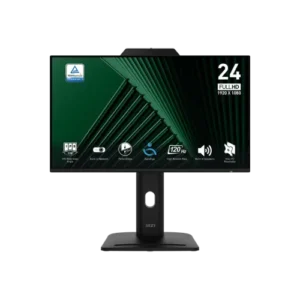 MSI PRO MP242PMG 24" 120Hz FHD Business Monitor With Built in Webcam
