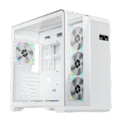 1STPLAYER RT7 White Mid Tower ATX Gaming Casing Without Case Fan