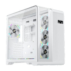 1STPLAYER RT7 White Mid Tower ATX Gaming Casing Without Case Fan
