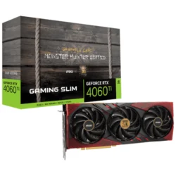 MSI GeForce RTX 4060 Ti 8G GAMING SLIM MONSTER HUNTER EDITION GDDR6 Graphics Card