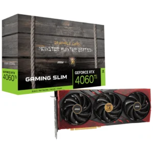 MSI GeForce RTX 4060 Ti 8G GAMING SLIM MONSTER HUNTER EDITION GDDR6 Graphics Card