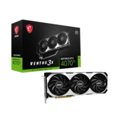 MSI GeForce RTX 4070 Ti VENTUS 3X 12GB OCV1 GDDR6X Graphics Card