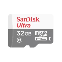 SanDisk Ultra 32GB Class-10 100mbps Micro SDHC UHS-I Memory Card (SDSQUNR-032G-GN3MN)