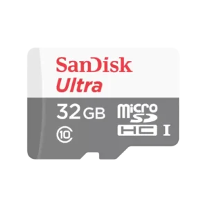 SanDisk Ultra 32GB Class-10 100mbps Micro SDHC UHS-I Memory Card (SDSQUNR-032G-GN3MN)