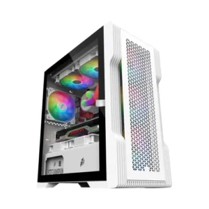 1STPLAYER T3 White Mid Tower ARGB Gaming Case