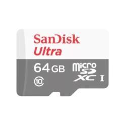 SanDisk Ultra 64GB Class-10 100mbps Micro SDXC UHS-I Memory Card (SDSQUNR-064G-GN3MN)